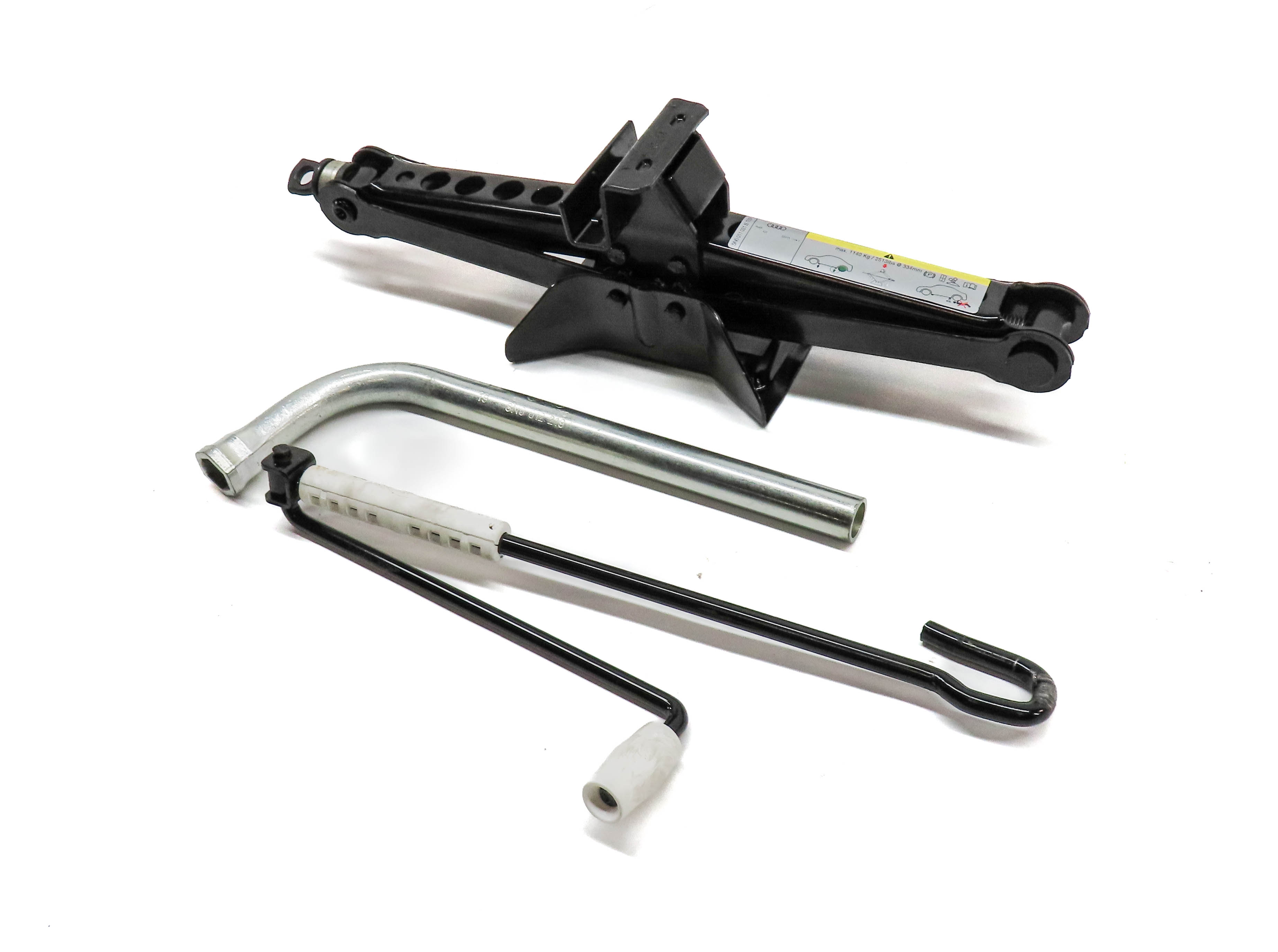 2015-2018 AUDI Q3 (8U) EMERGENCY SPARE TIRE SCISSOR JACK CAR LIFT & LUG WRENCH — exact item pictured